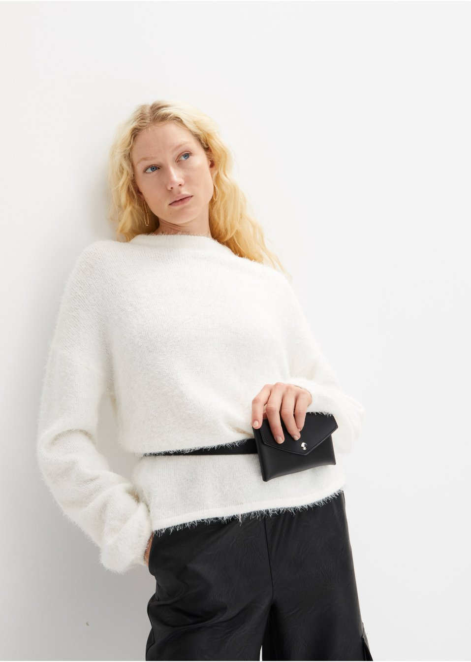 Pull duveteux ample