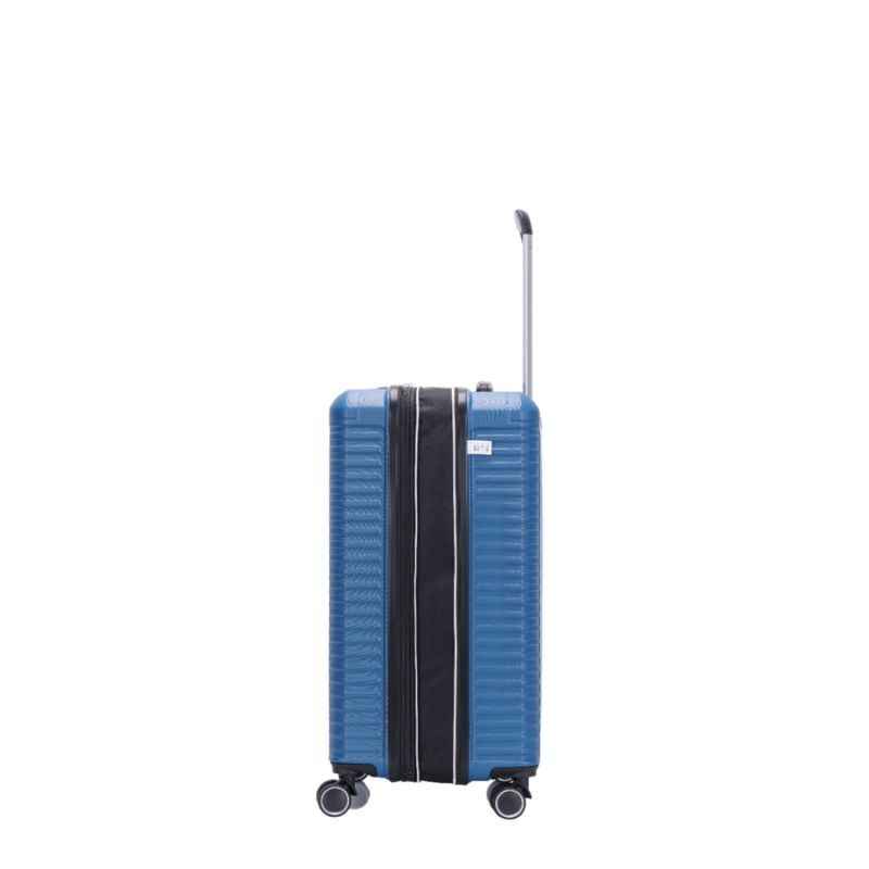 Lot de 3 valises rigides 329 Extensibles 55, 66 et 76 cm Bleu foncé