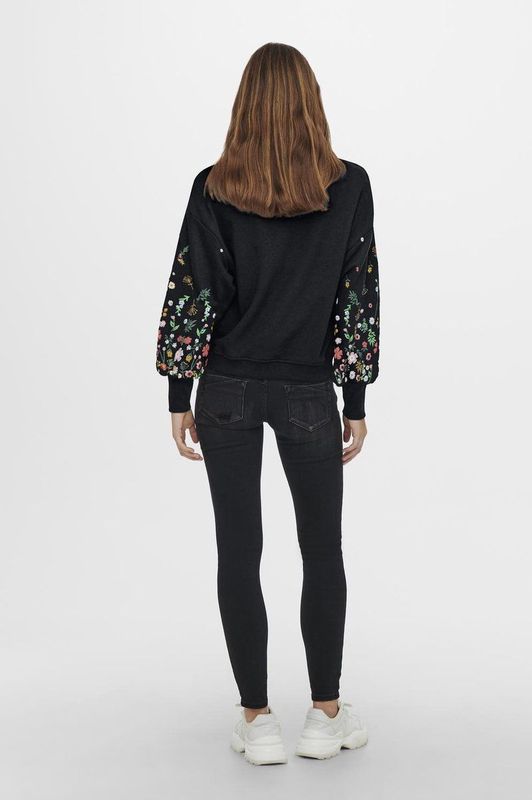 Only - Sjaal - Zwart - Katoen/Polyester