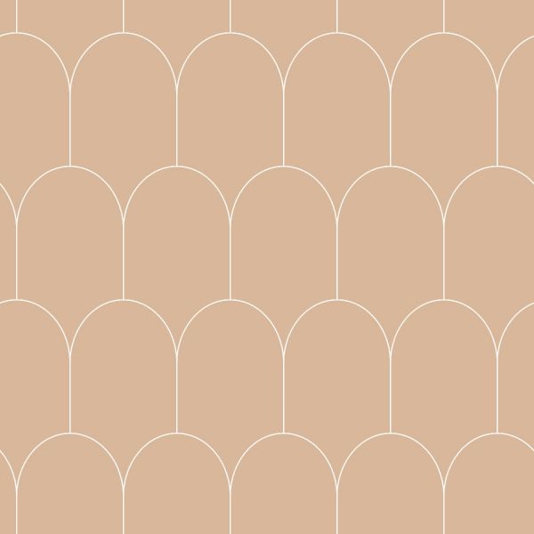 Estahome Art Deco Motief Behang V - 0,53 x 10,05 m - Petrolblauw / Goud
