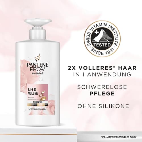 Pantene Pro-V Miracles Lift & Volume Haarverdickendes Shampoo mit Biotin