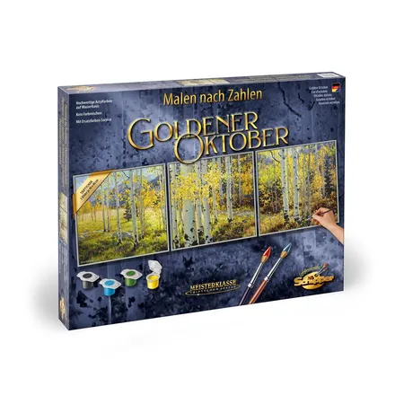 Schipper Malen nach Zahlen Goldener Oktober Tryptichon