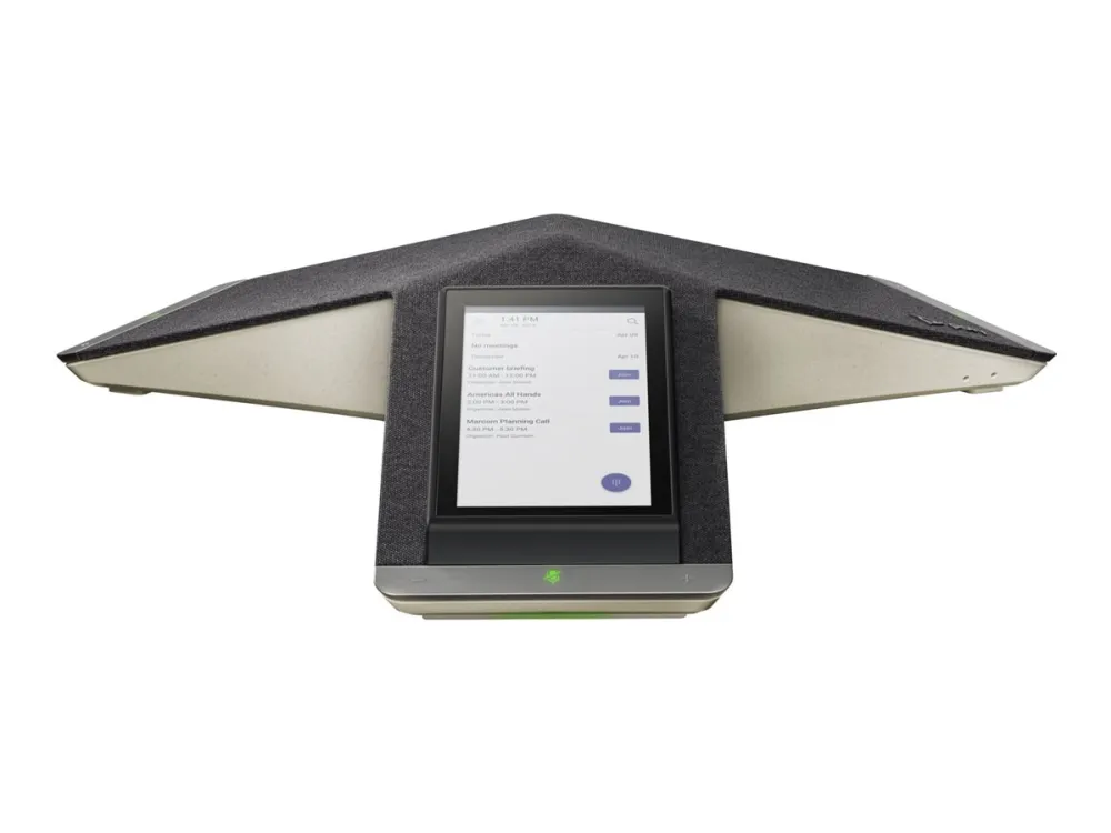 Poly Trio C60 - VoIP-telefon til konferencer - med Bluetooth interface - IEEE 802.11a/b/g/n/ac (Wi-Fi) / Bluetooth 5.0 - 5-vejs opkaldskapacitet - SIP, SRTP, SDP - 3 linier