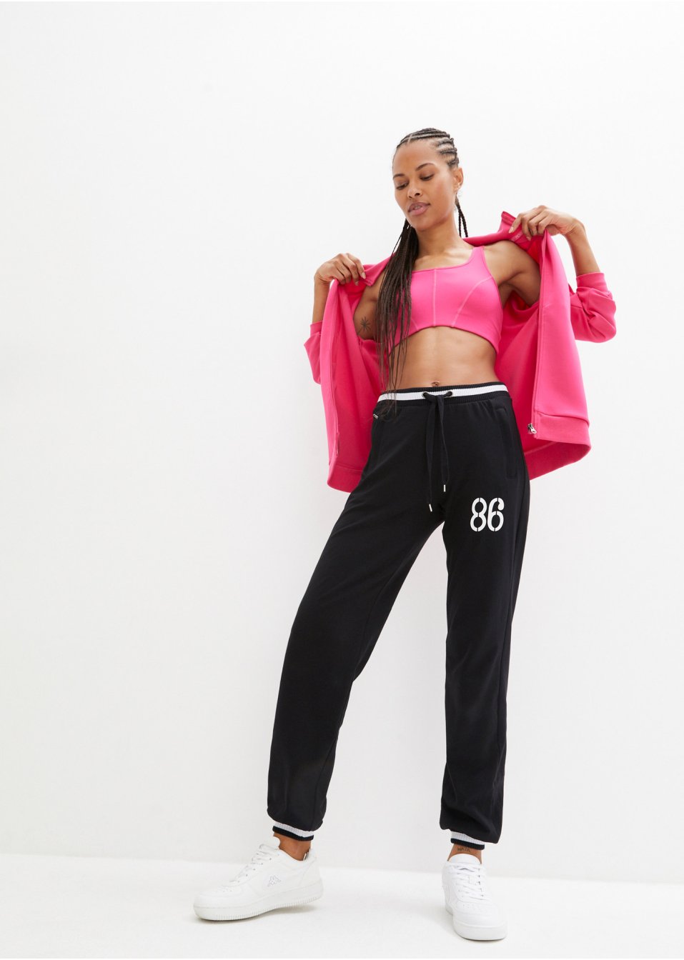 Pantalon sweat avec poches refermables