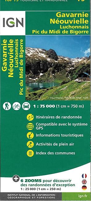 IGN - TOP 75 GAVARNIE NEOUVIELLE