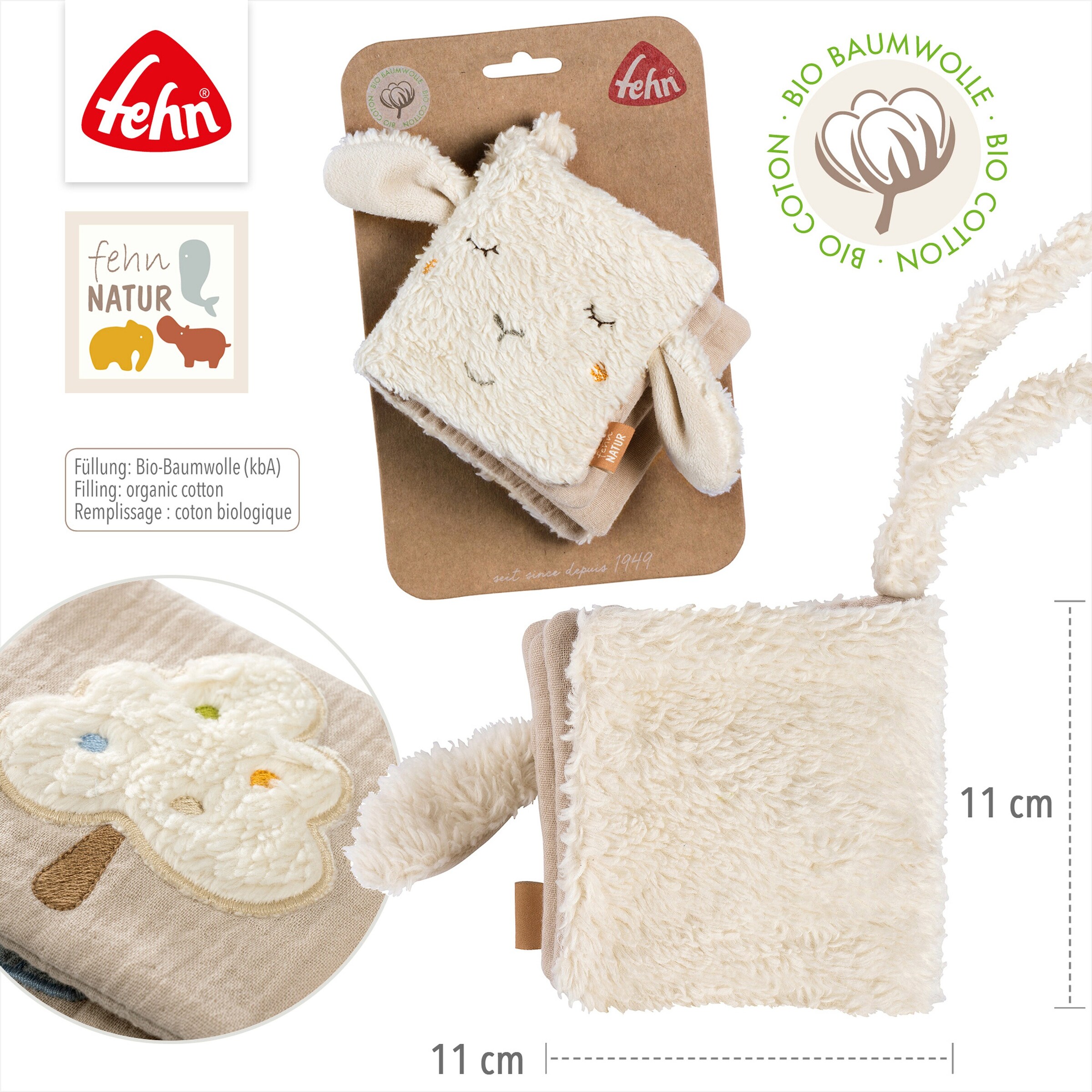 Fehn Stoffbuch Schaf fehnNATUR