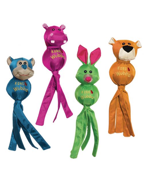 Kong Wubba Ballistic Friend Assorti - Hondenspeelgoed