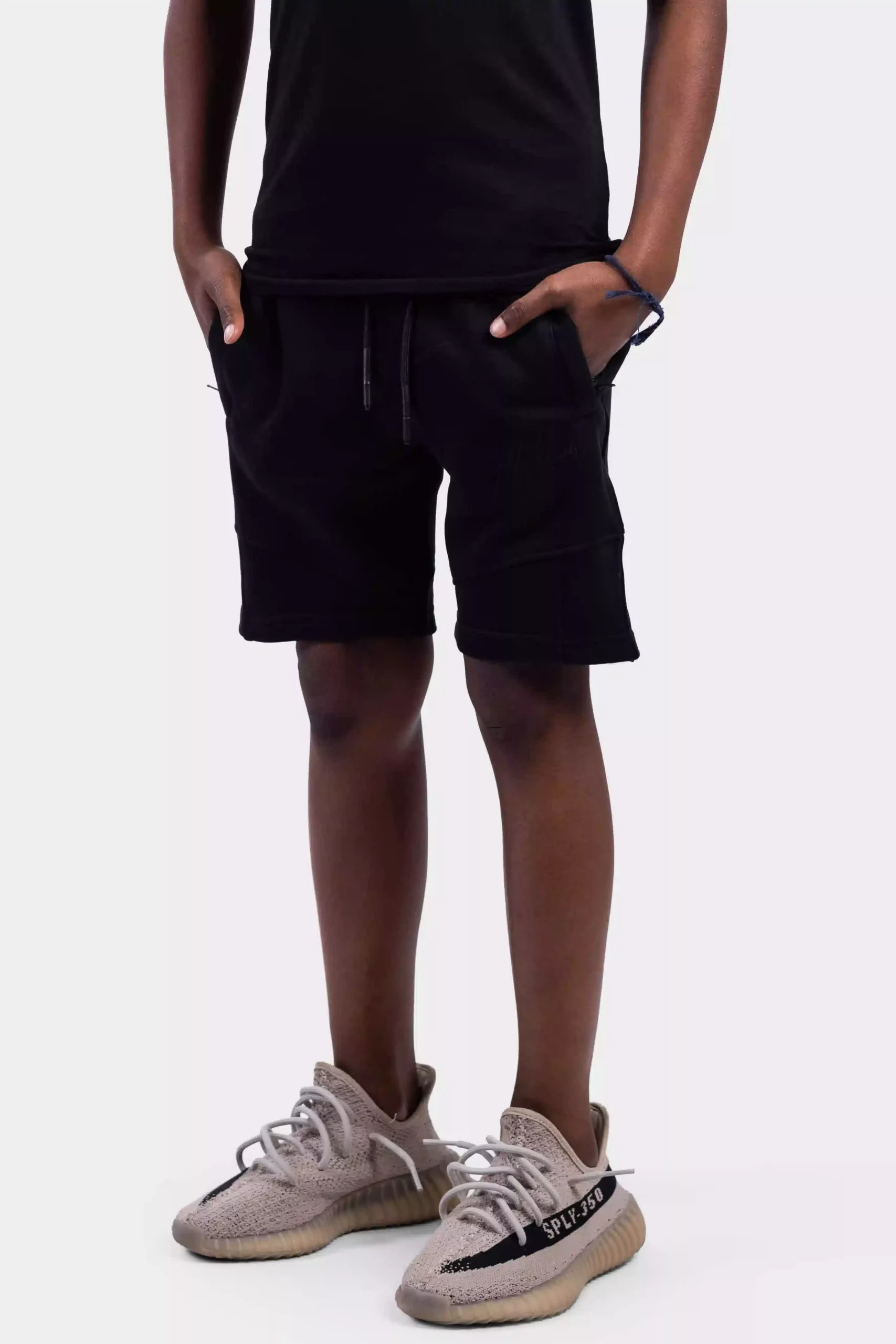 Malelions Essentials Zomersetje Kids Zwart