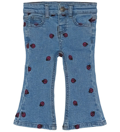 The New Siblings Jeans - TnsMitty - FlaRød - Medium Blue Denim