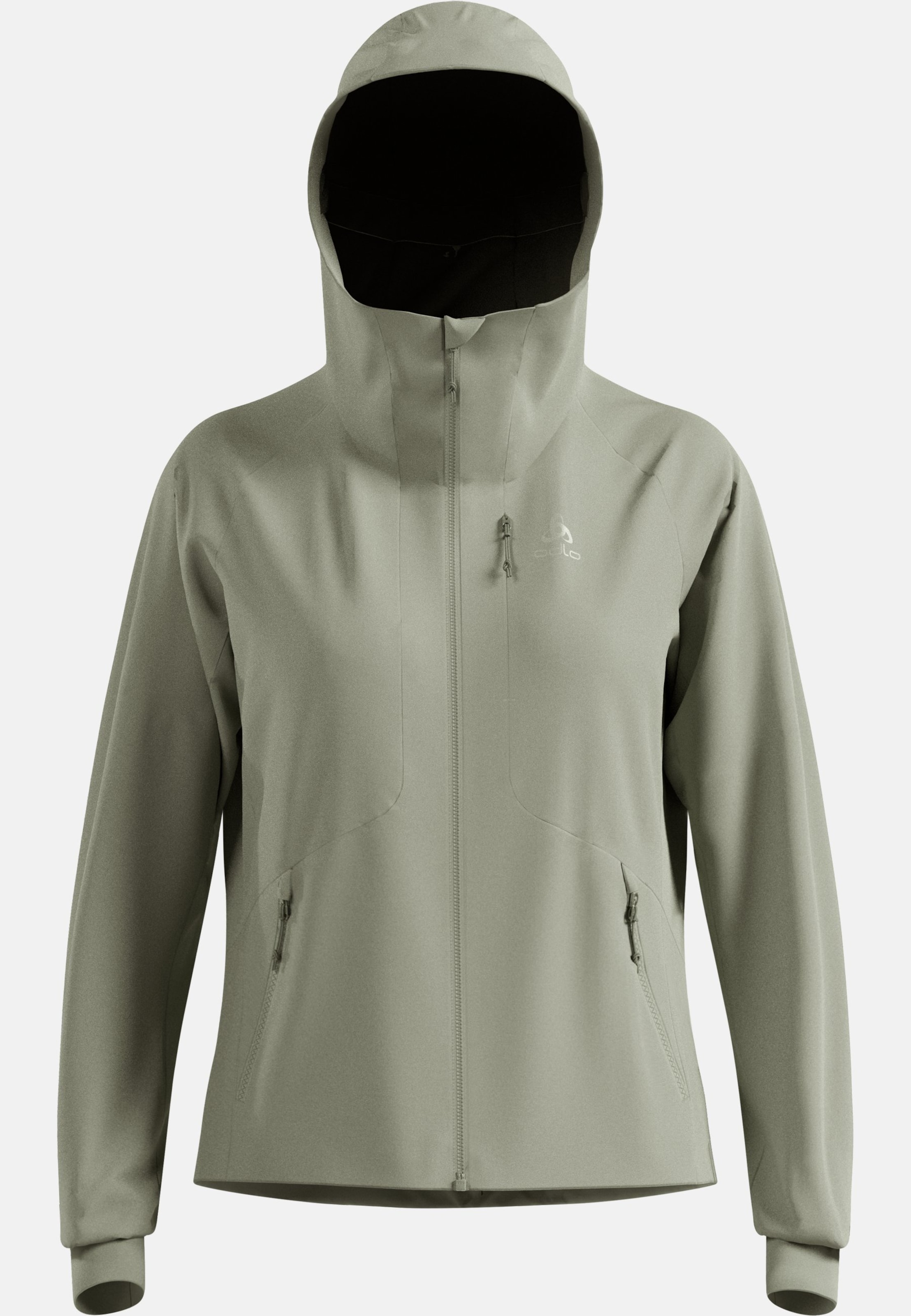 Winddichte Zeroweight X-Warm Langlaufjacke in shadow