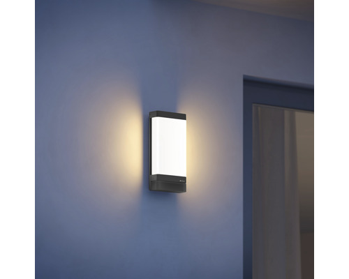 Steinel buitenwandlamp 6,6 W 23,5x11,6 cm L271 DIGI SC antraciet