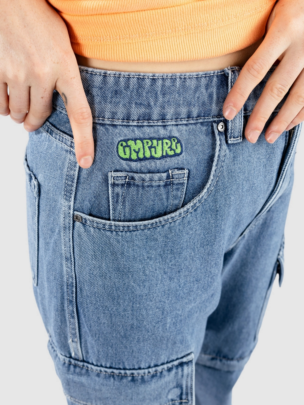Empyre Tori SK8 Zip Off Jeans blue