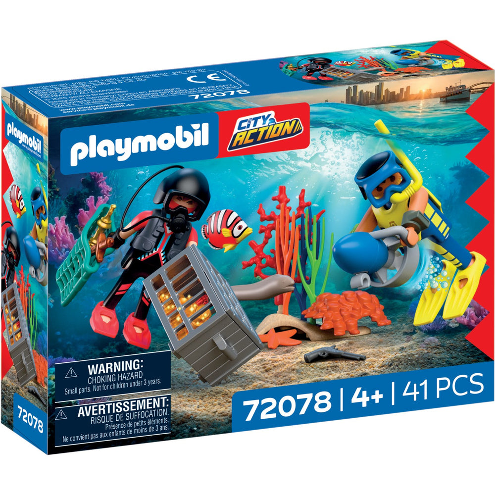 Køb Playmobil® Police Diver With Treasure