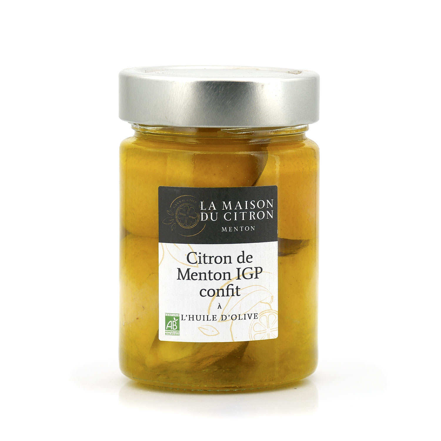 Citrons de Menton bio IGP confits à l'huile d'olive