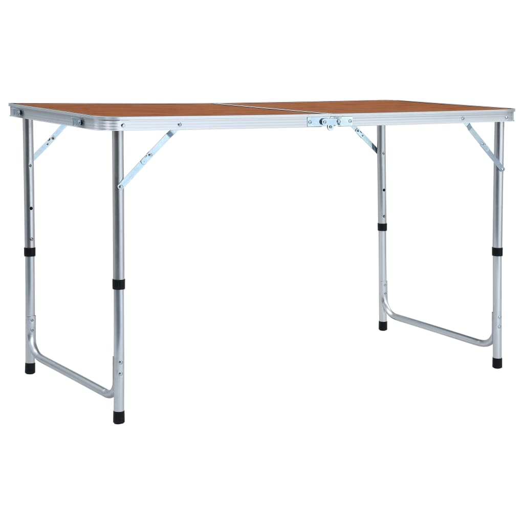 Mesa de camping dobrável Vidaxl