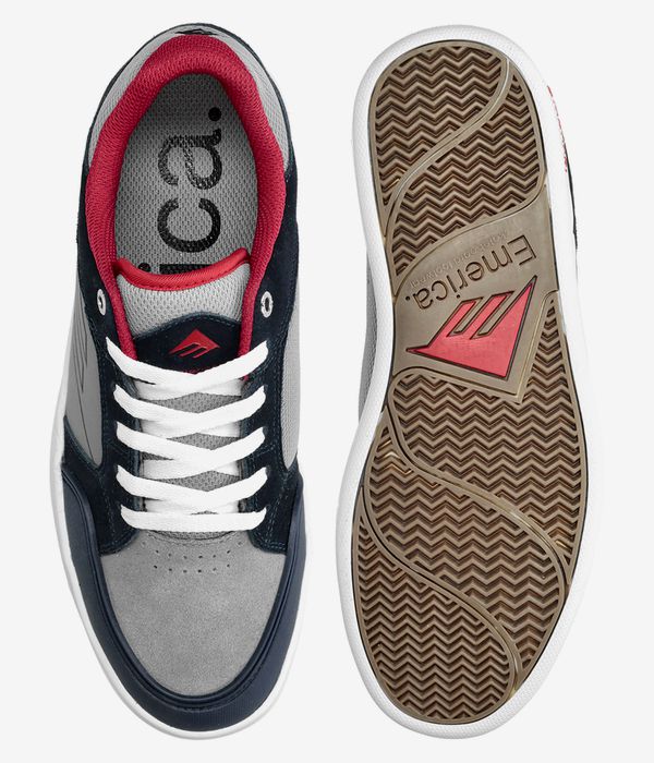 Emerica Heritic Schuh (navy grey red)