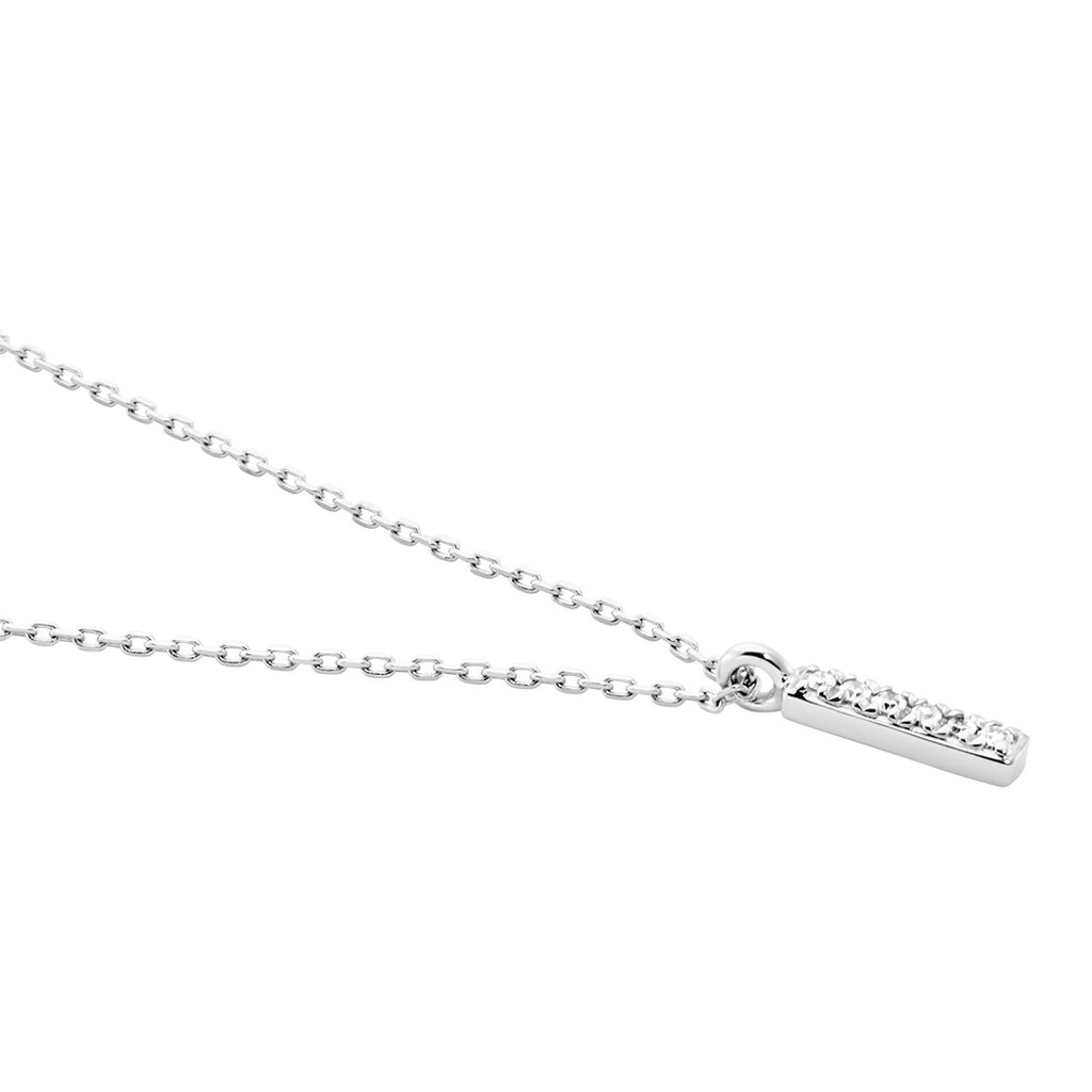 Collier Aprhodisia Or Blanc Diamant Blanc