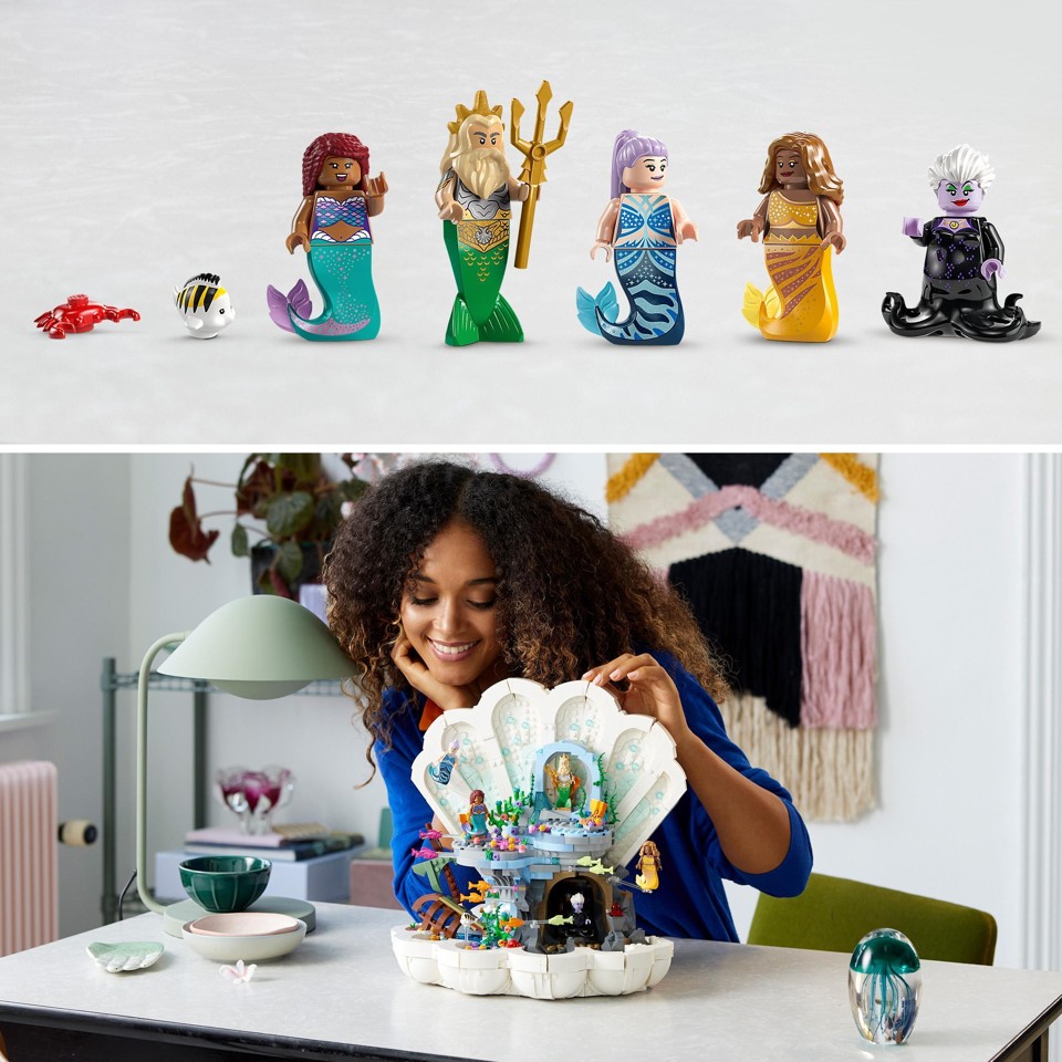 LEGO Disney Princess - Den lille havfrues royale muslingeskal (43225)