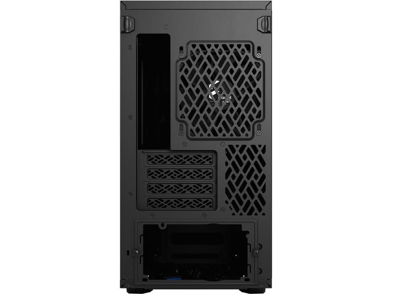 Fractal Design PC-Gehäuse Define 7 Mini Solid Schwarz Elegantes Mini-Tower-Gehäuse