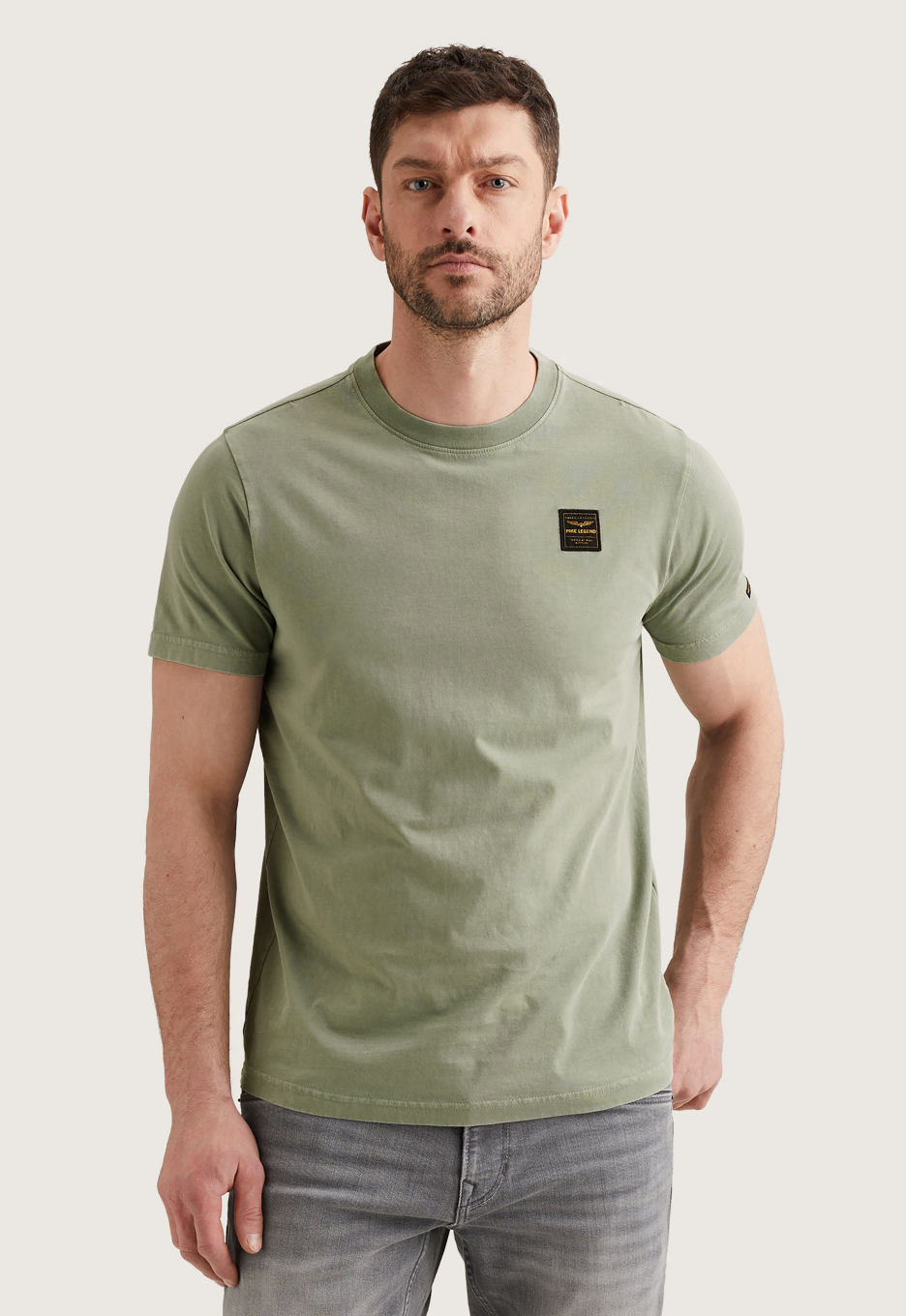 PME Legend Garment Dye Badge T-shirt