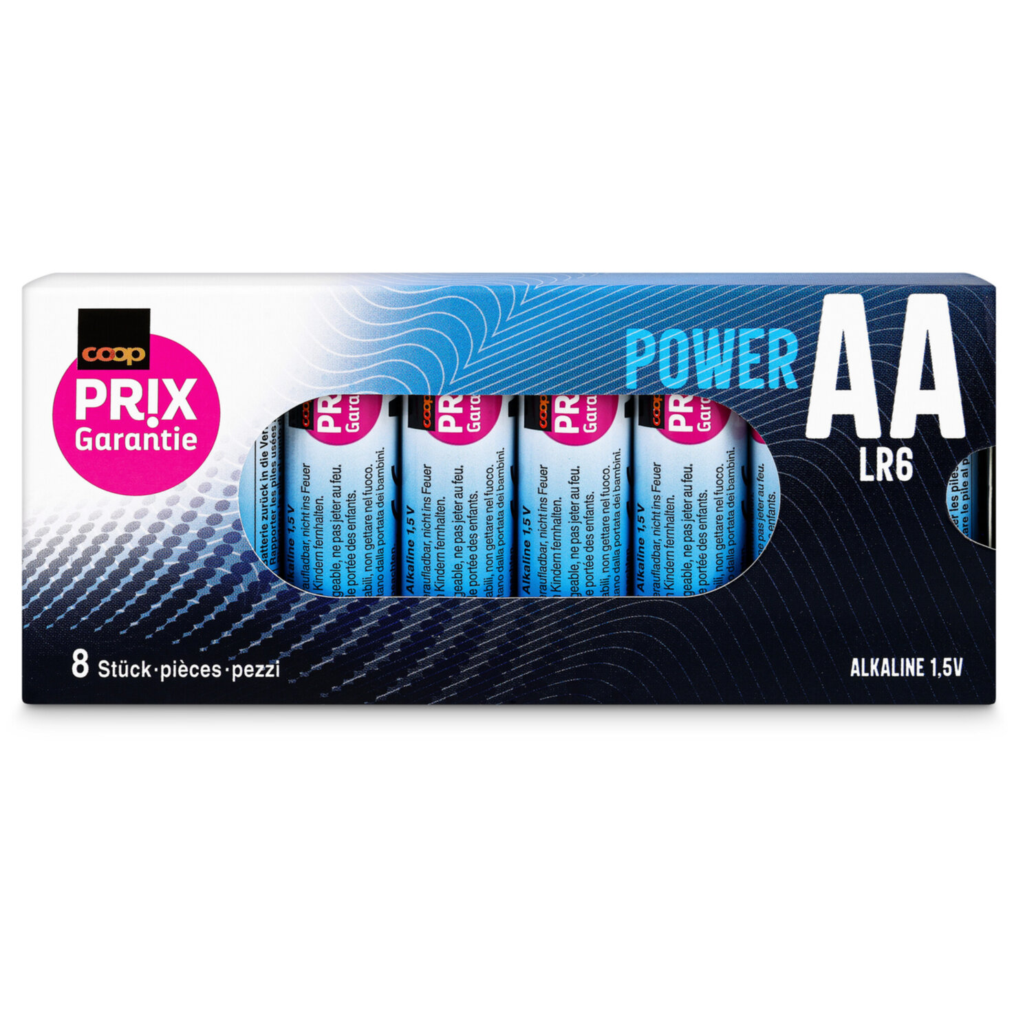 Prix Garantie Batterien AA/LR6 8 Stück