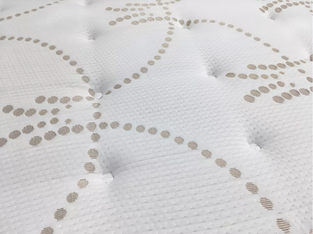 Matelas mousse Cosmos White - 140x190cm - accueil mémoire de forme 50kg/m3 et 12 zones - 28 cm