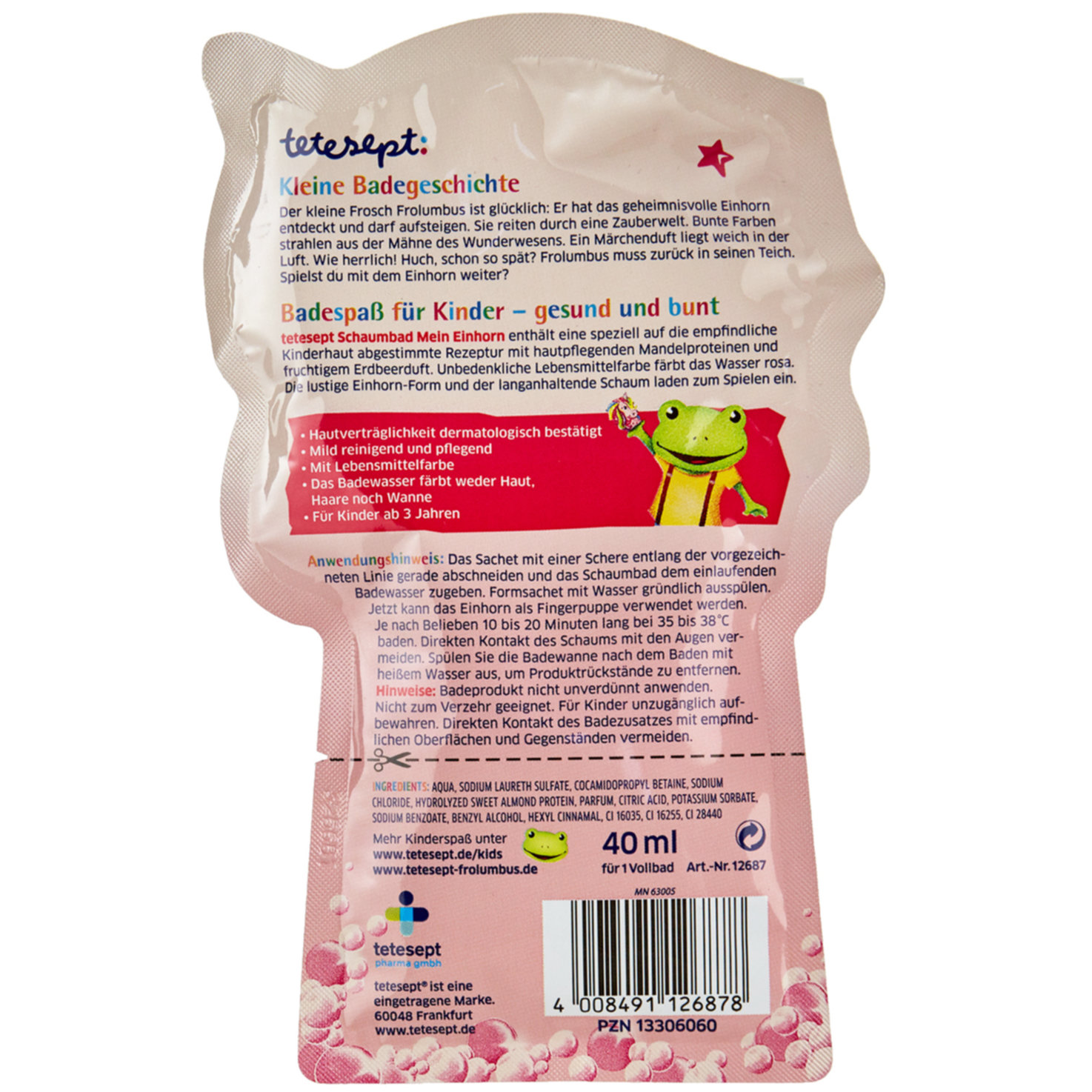 Tetesept Schaumbad Mein Einhorn