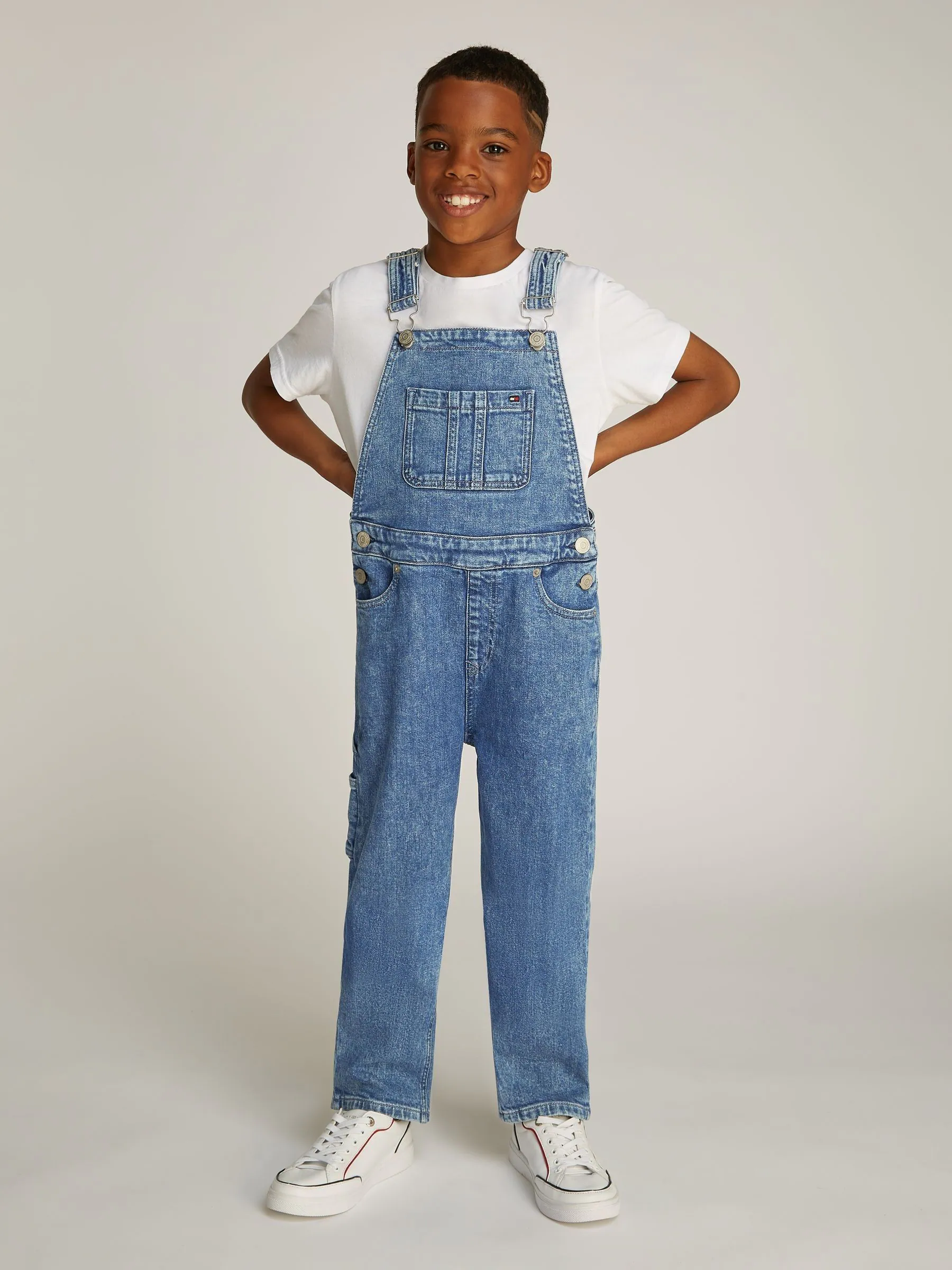 Tommy Hilfiger Unisex Carpenter Denim Dungaree