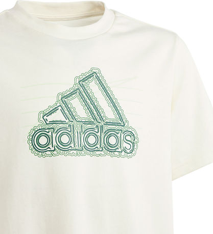 adidas Performance T-shirt - GFX Growth Tee - Creme