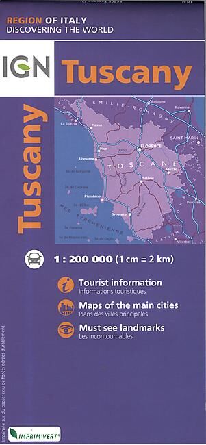 IGN - IGN TOSCANE 1 200 000