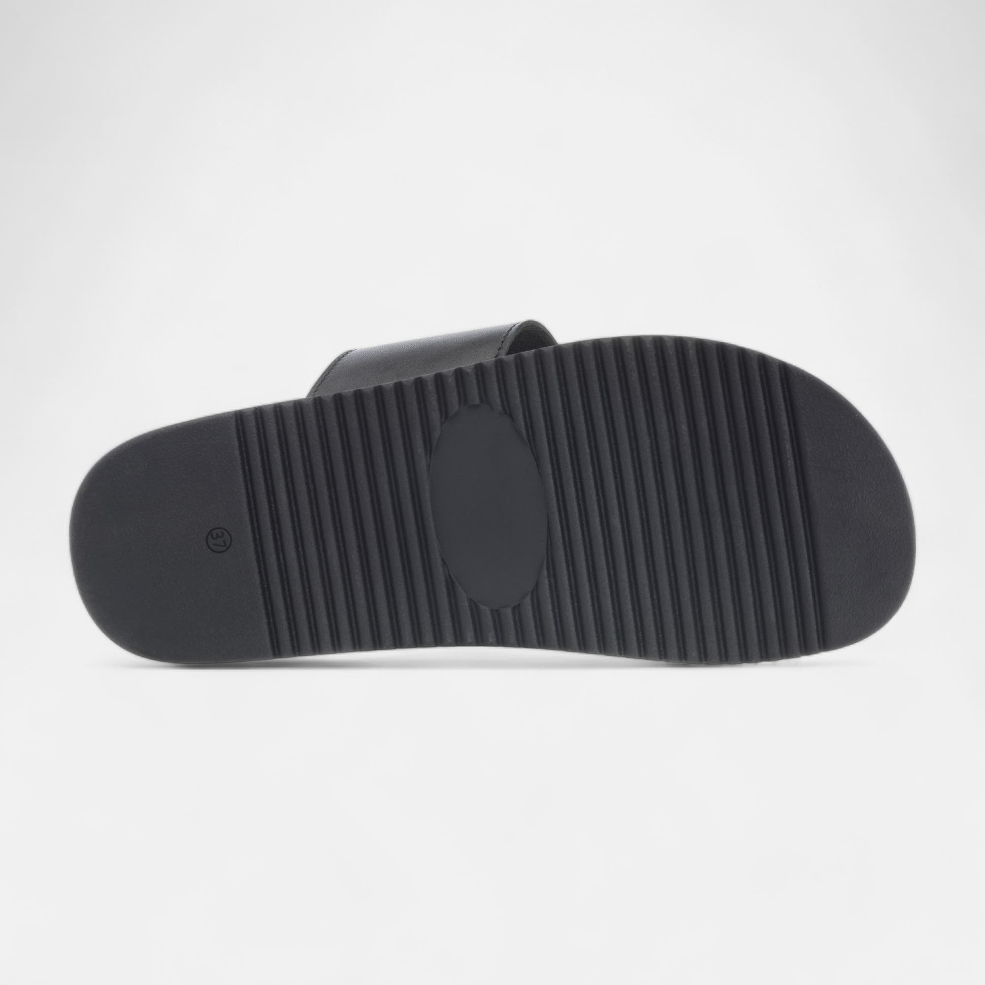 Mules Femme en cuir noir