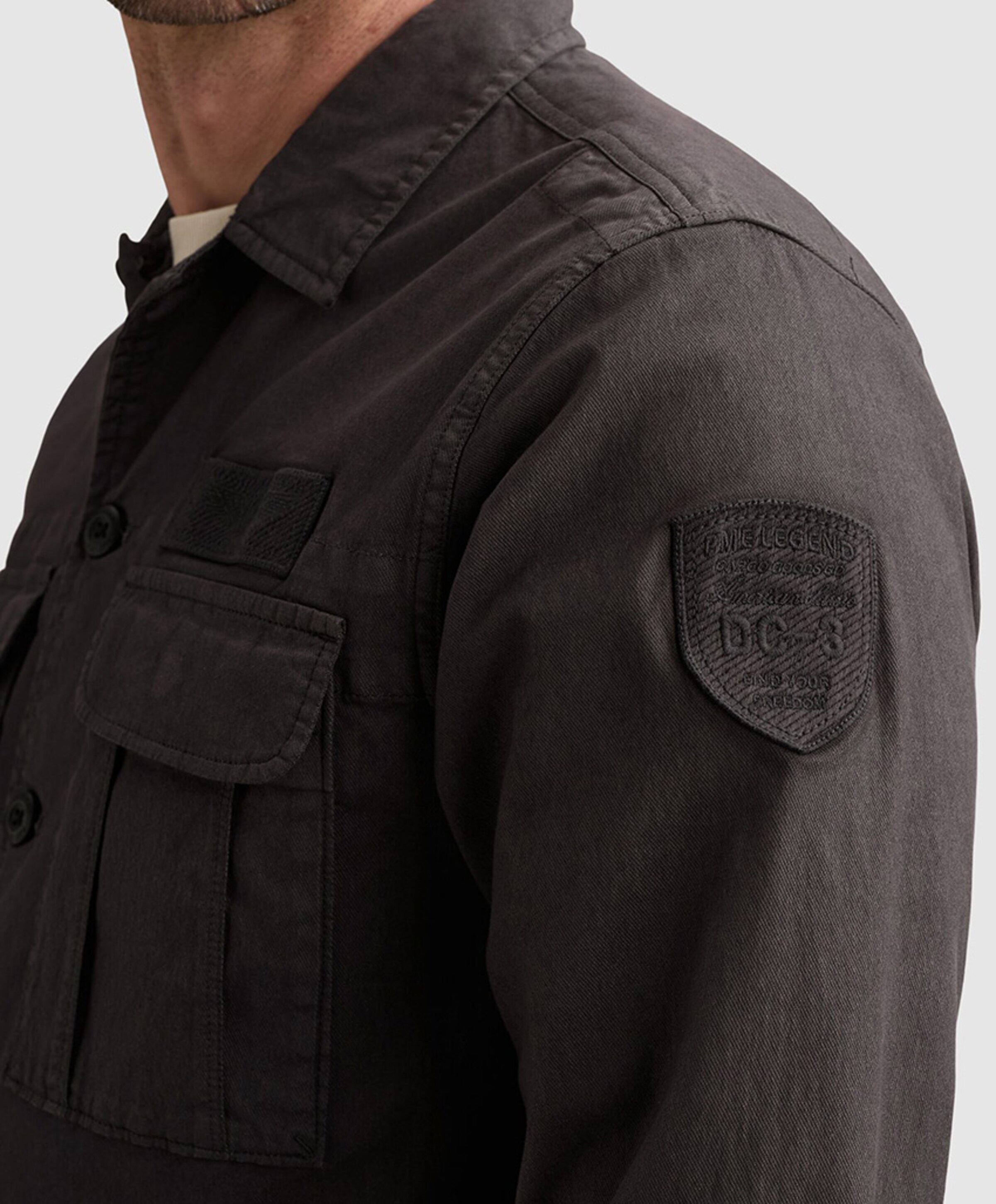 PME Legend Heren overshirt zwart