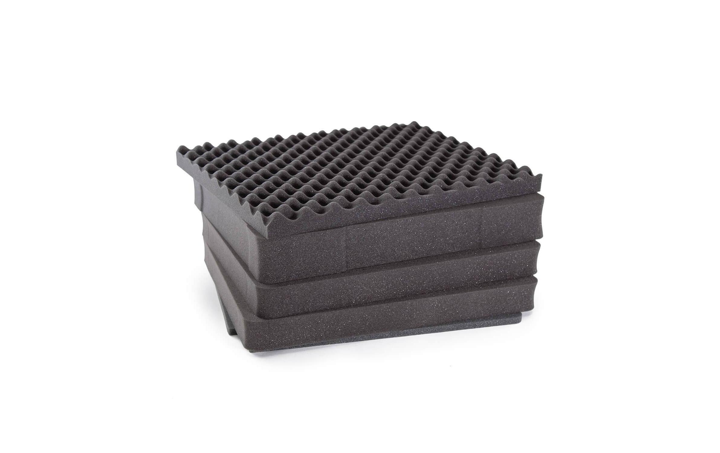 Schaumstoffeinsatz Set für Mod. 955<br>Würfelschaumeinlage für Kunststoffkoffer 955 zum Schutz wertvoller Ausrüstung und empfindlicher Geräte