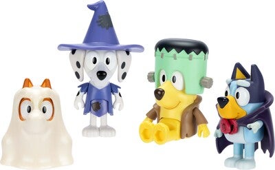 Bluey Figursett Halloween 4-Pack