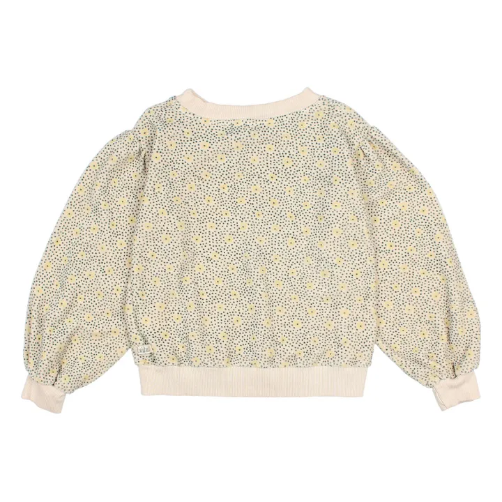 Búho Sweat Fleuri Eponge | Ecru
