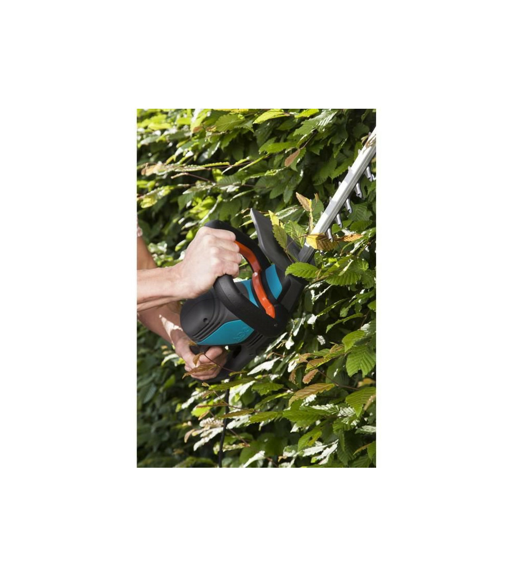 Taille-haies électrique comfortcut 600/55 – 600w – lame 55cm & coupe ø27mm – poignée ergoline – butée protec