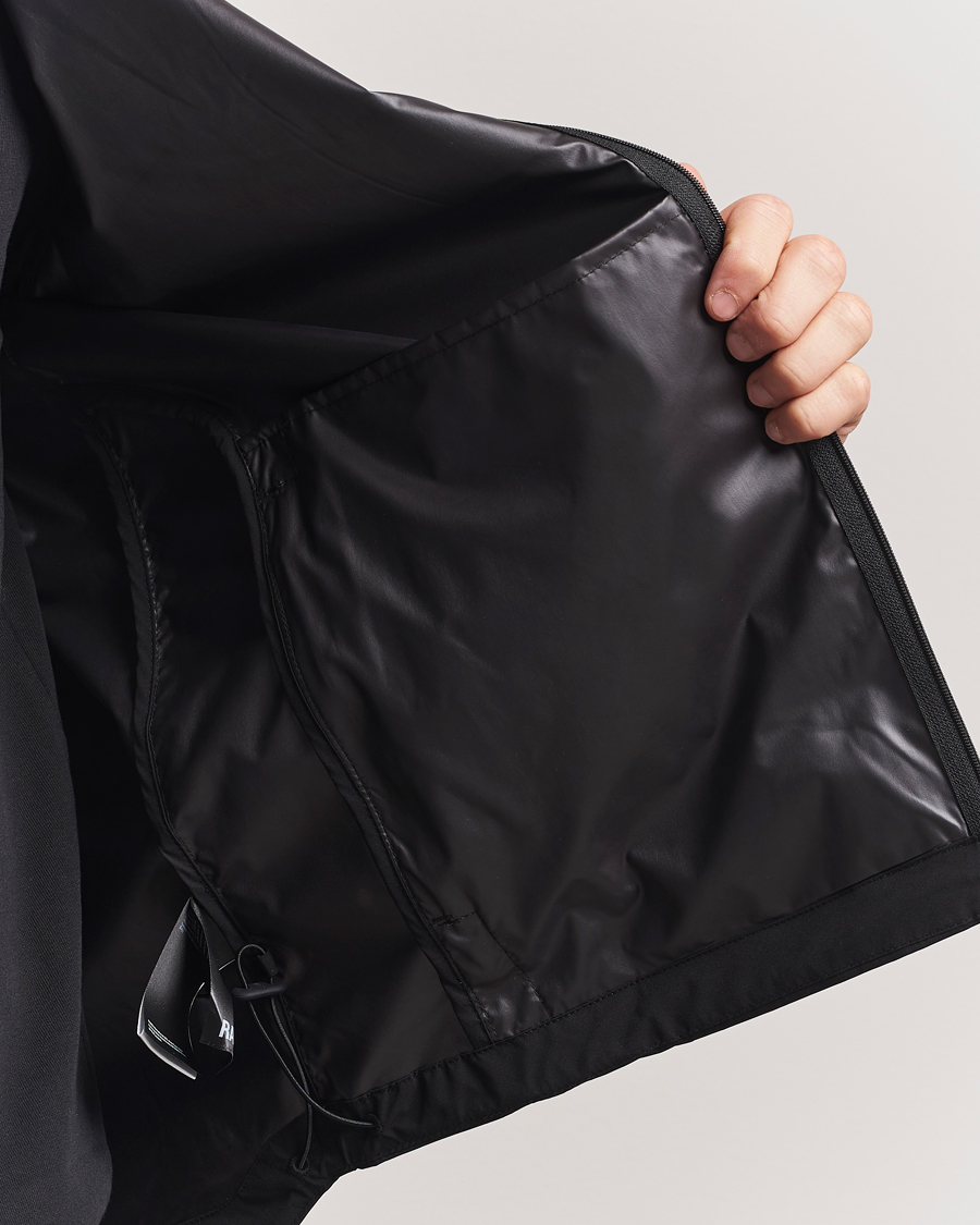 RAINS Mito Lightweight Hooded Jacket Black