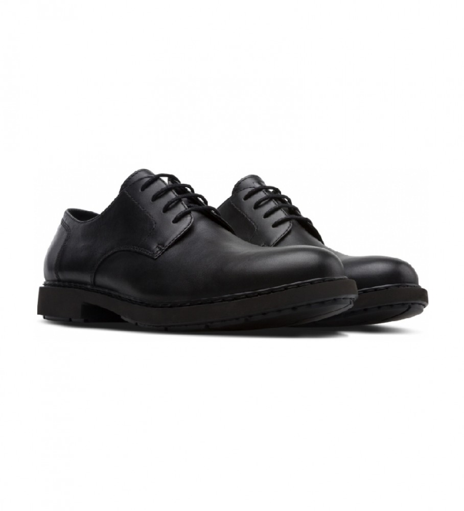 Sapatos de couro preto Camper Neuman
