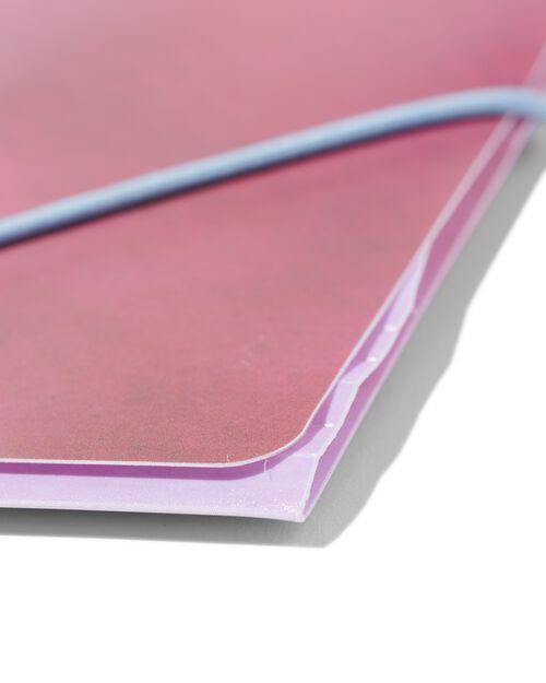 chemise en plastique 1 compartiment A4 dégradé de couleur