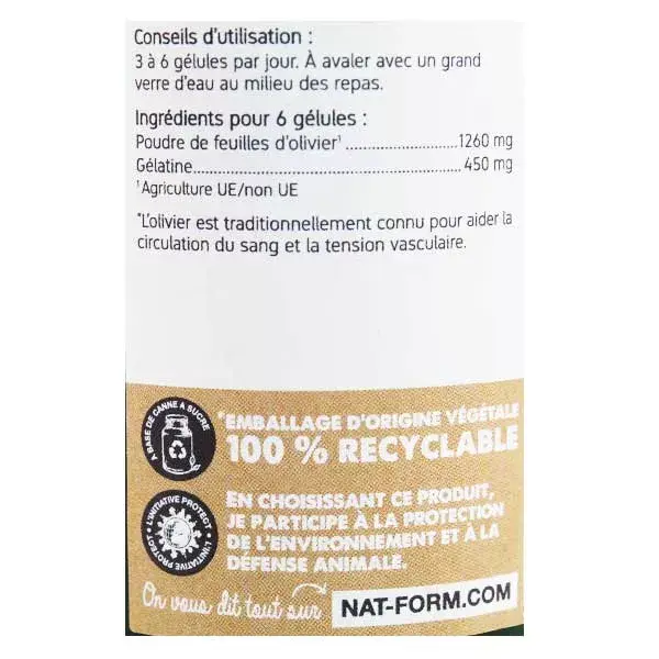 Nat & Form Original Olive 200 cápsulas