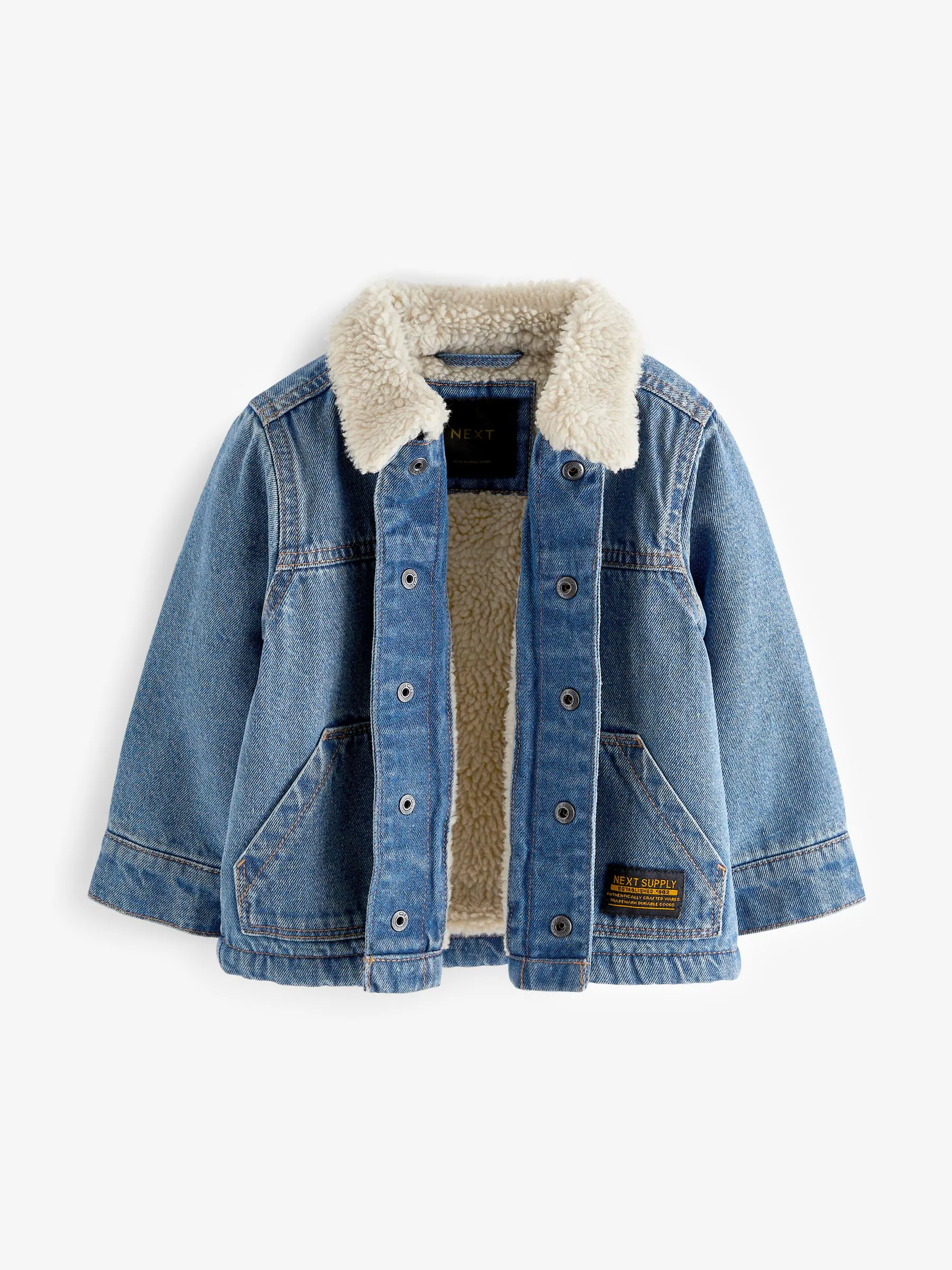 Blauw - Denim jack (3 mnd-10 jr)