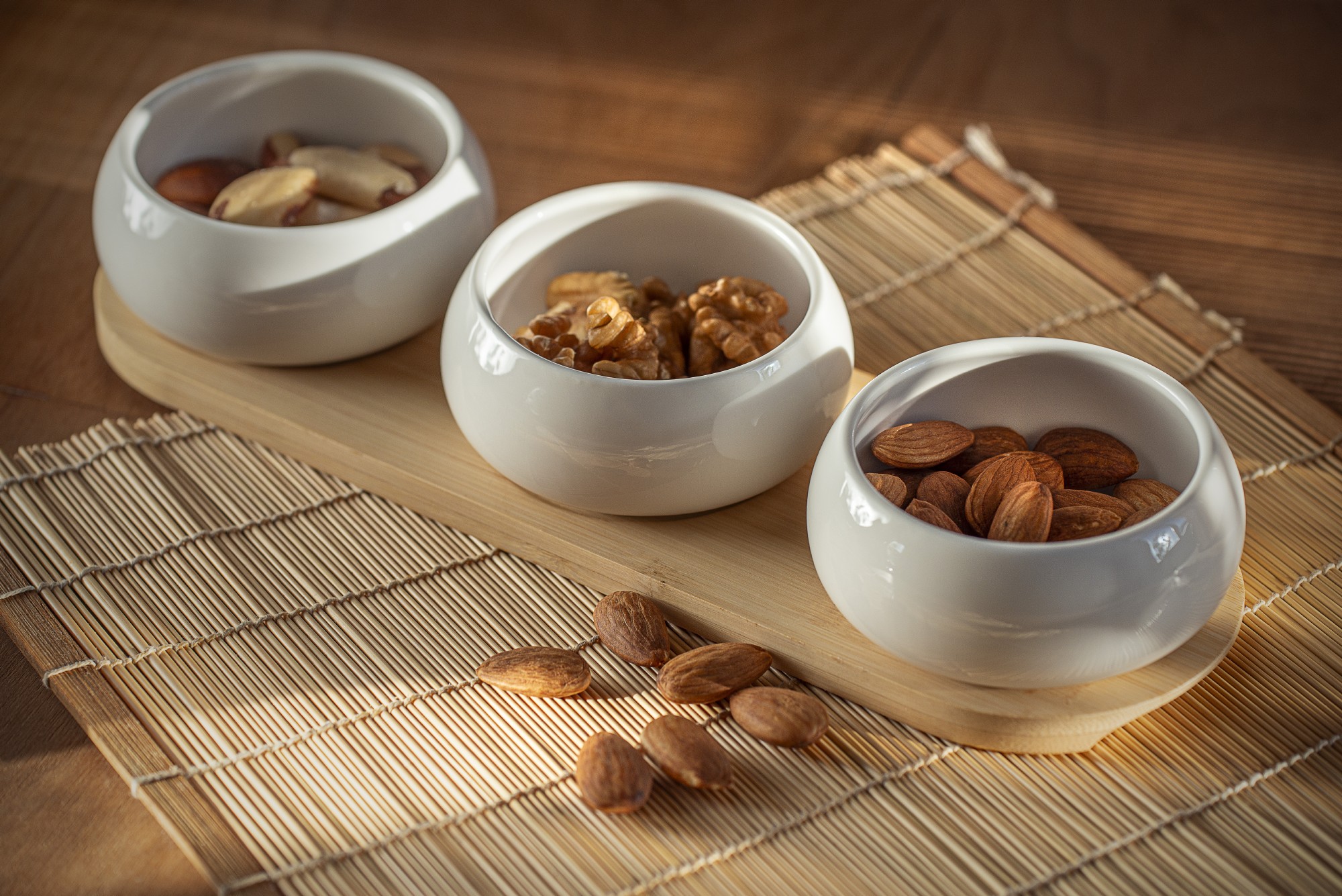 3er Set Porzellanschälchen, weiß, B 27,5 cm, L 8,5 cm, H 4,5 cm zu 10,80