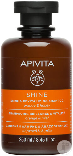 Apivita Shampoing Brillance Et Revitalisation Flacon 250ml
