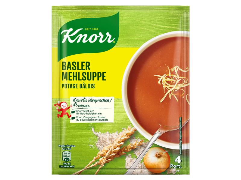 Knorr Basler Mehlsuppe 4 Portionen Fertigmischung für Basler Mehlsuppe