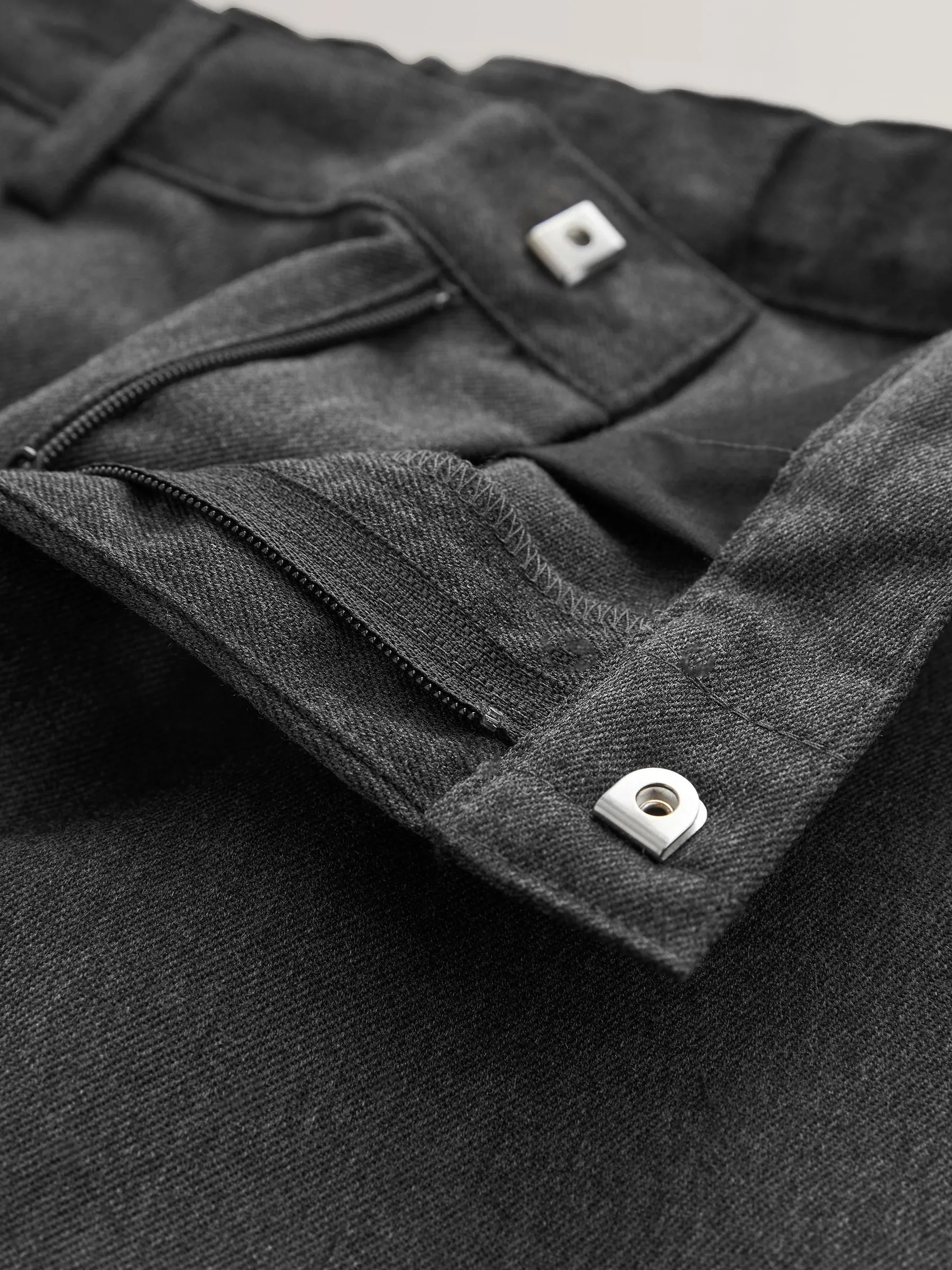 Grijs - Schoolbroek met rechte pijpen (3-17jaar)