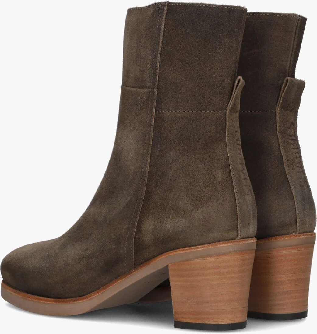 SHABBIES taupe shabbies enkellaarsjes lieve g ankle boot