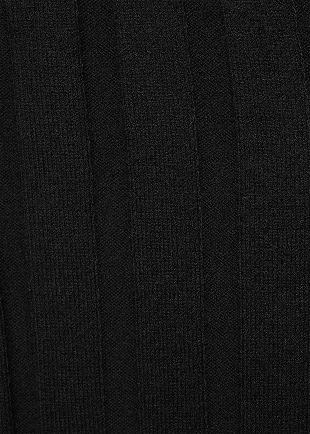 MANGO Button knit cardigan Black