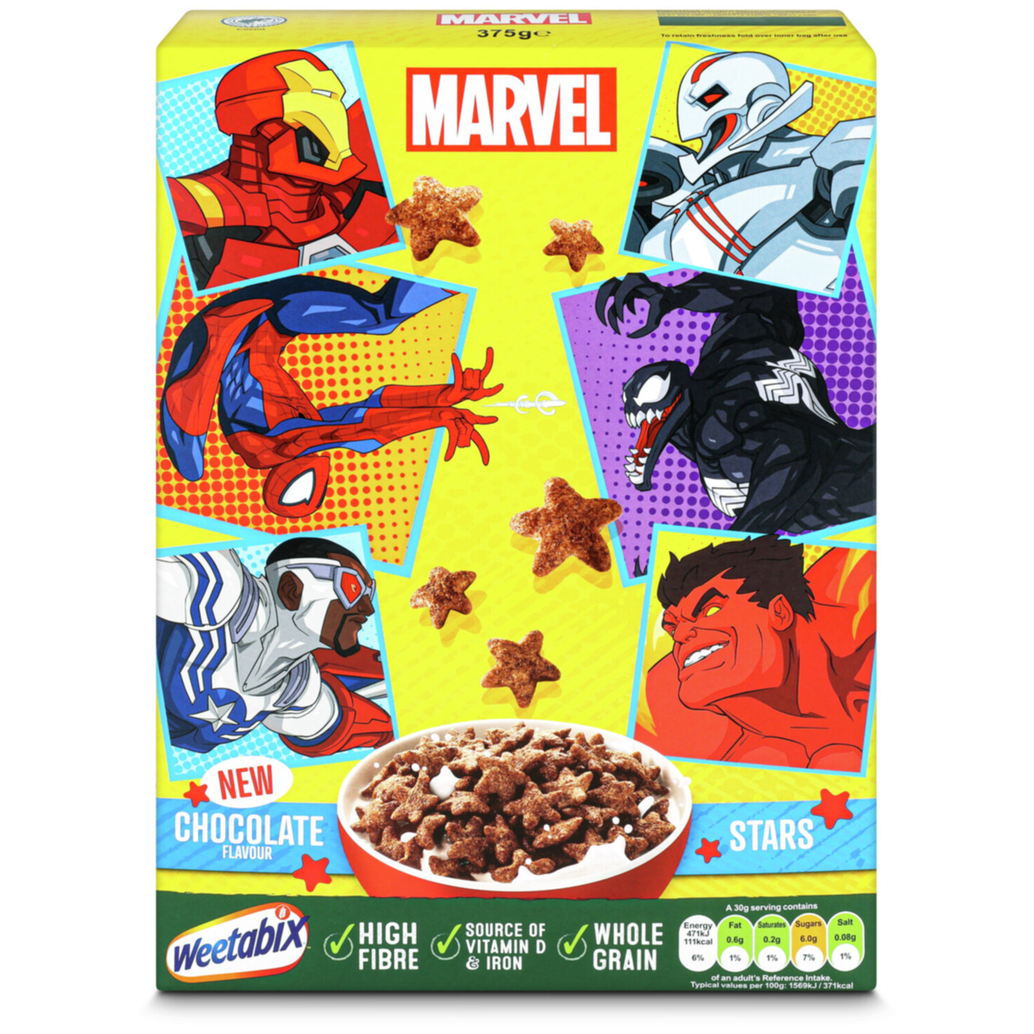 Marvel Chocolate Stars