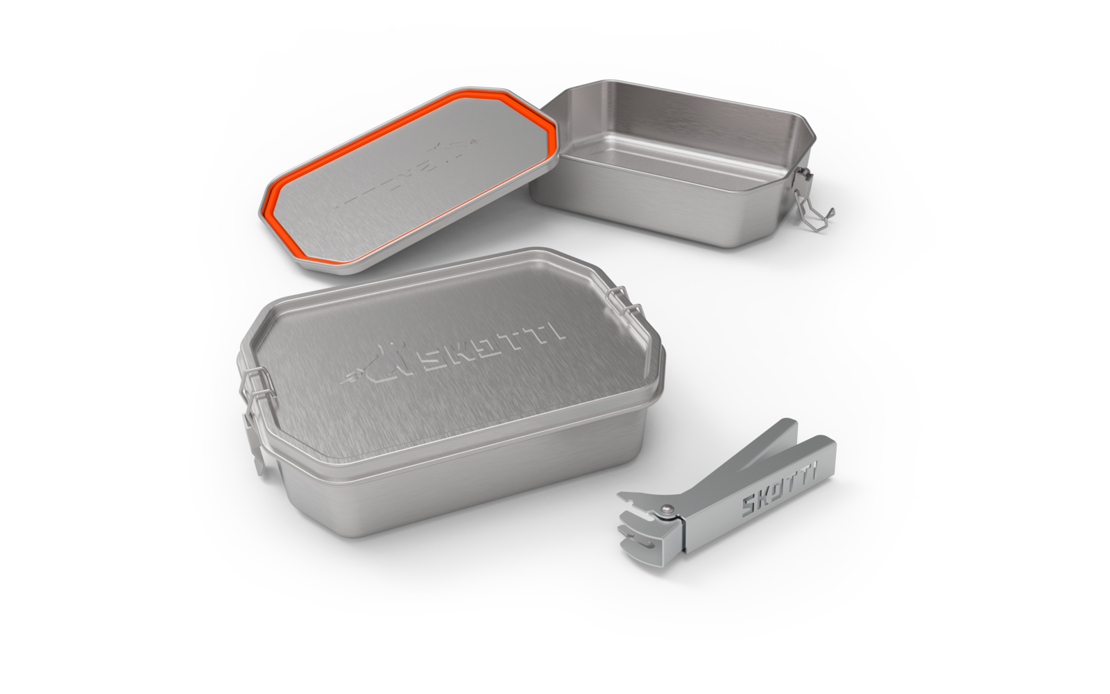 Skotti Multifunktionsbox Boks für Skotti Grill inklusive Hebezange 1 Liter