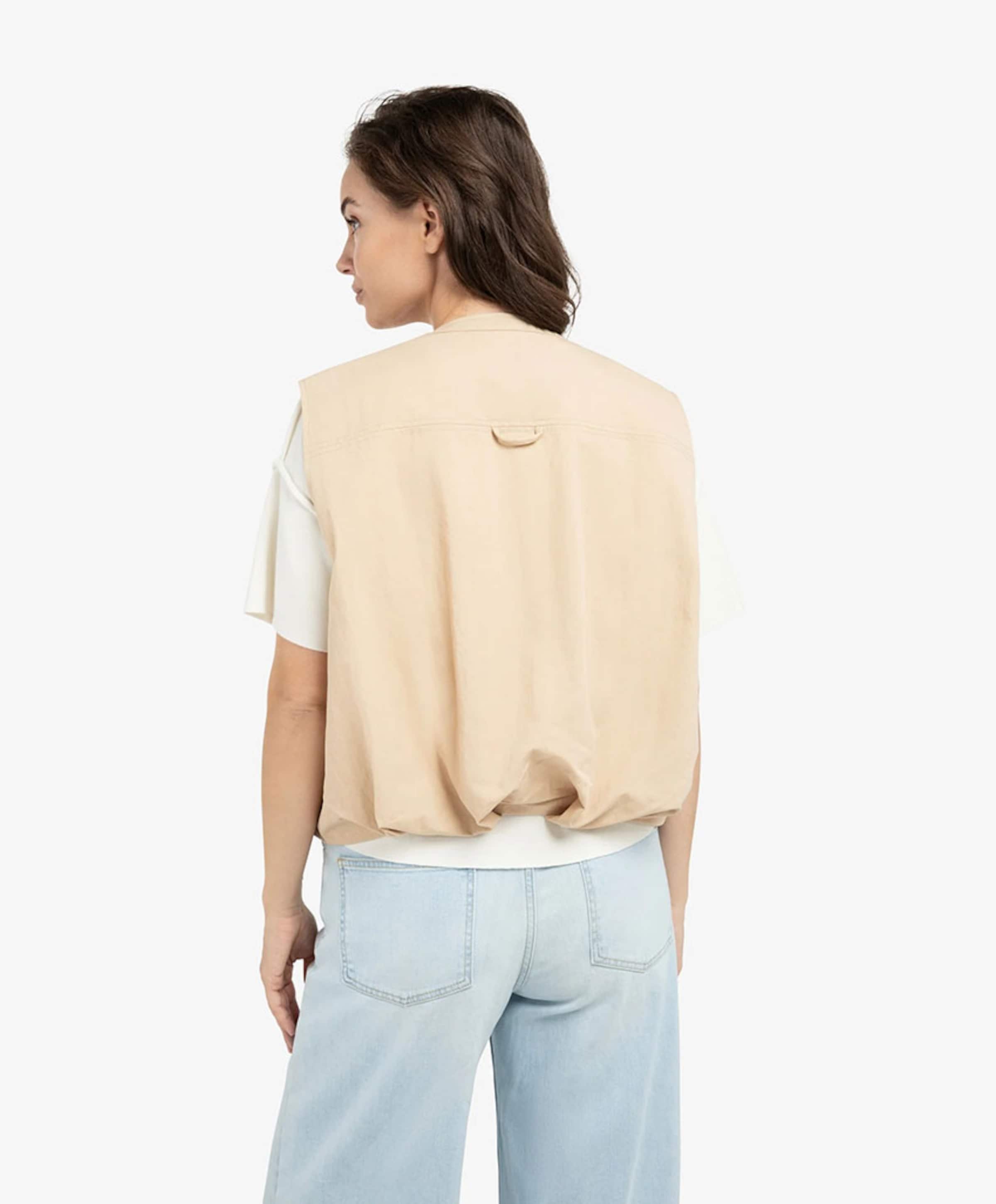YAYA Dames bodywarmer beige